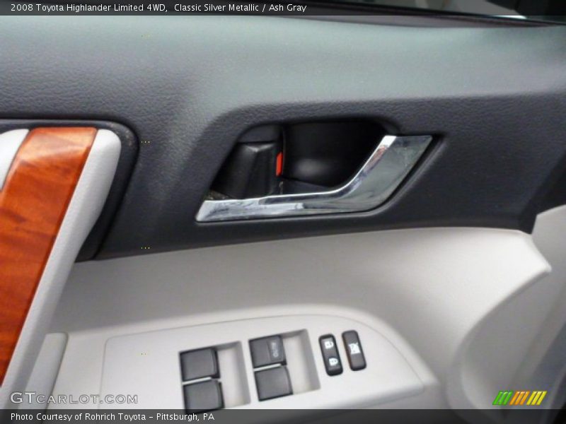 Classic Silver Metallic / Ash Gray 2008 Toyota Highlander Limited 4WD