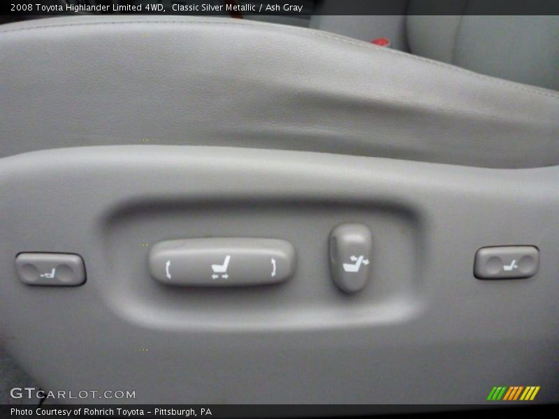 Classic Silver Metallic / Ash Gray 2008 Toyota Highlander Limited 4WD