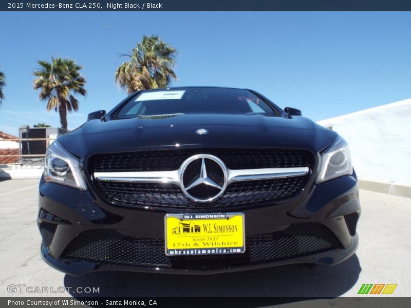 Night Black / Black 2015 Mercedes-Benz CLA 250