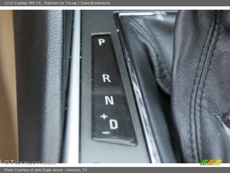 Platinum Ice Tricoat / Shale/Brownstone 2010 Cadillac SRX V6