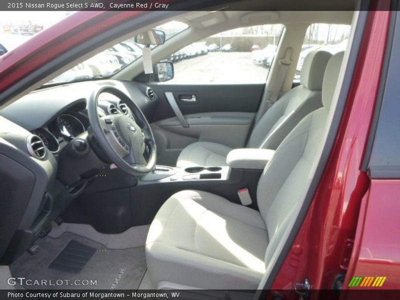 Cayenne Red / Gray 2015 Nissan Rogue Select S AWD