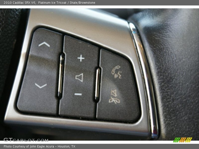Platinum Ice Tricoat / Shale/Brownstone 2010 Cadillac SRX V6