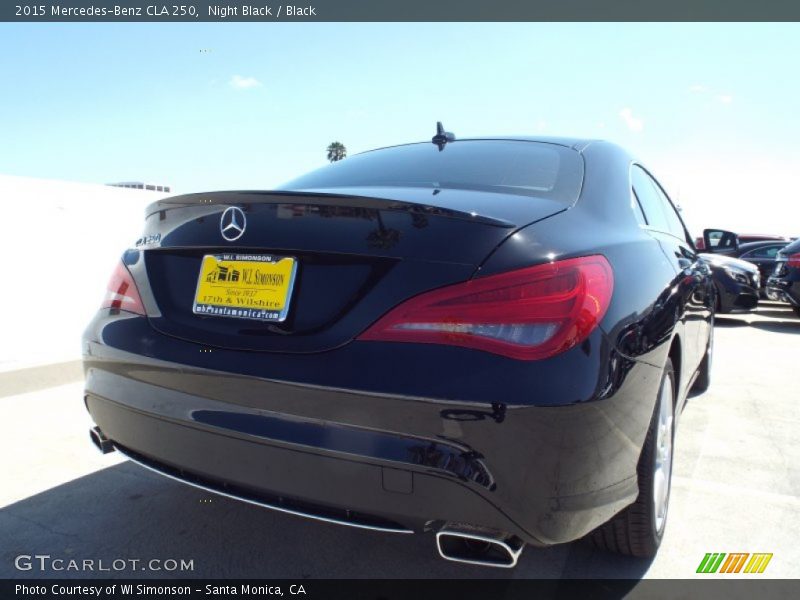 Night Black / Black 2015 Mercedes-Benz CLA 250