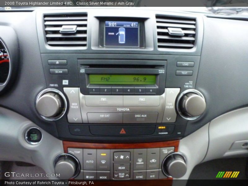 Classic Silver Metallic / Ash Gray 2008 Toyota Highlander Limited 4WD