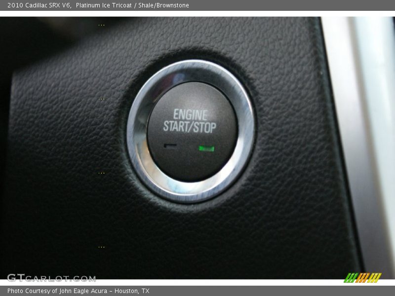 Platinum Ice Tricoat / Shale/Brownstone 2010 Cadillac SRX V6