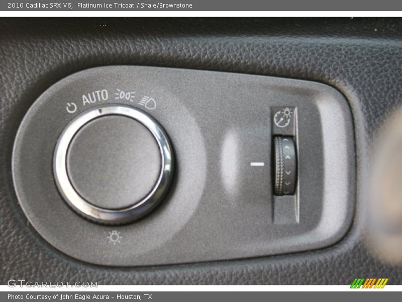 Platinum Ice Tricoat / Shale/Brownstone 2010 Cadillac SRX V6