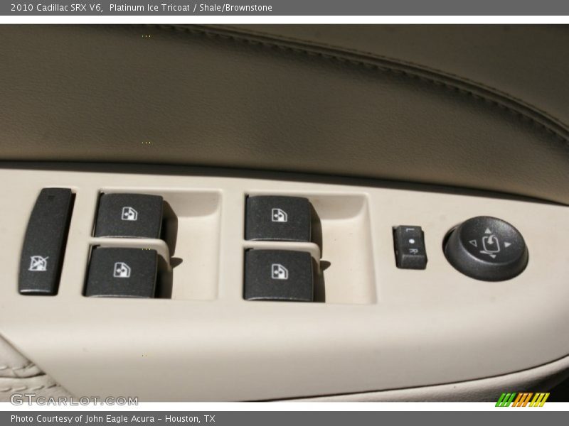 Platinum Ice Tricoat / Shale/Brownstone 2010 Cadillac SRX V6