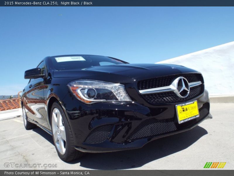Night Black / Black 2015 Mercedes-Benz CLA 250