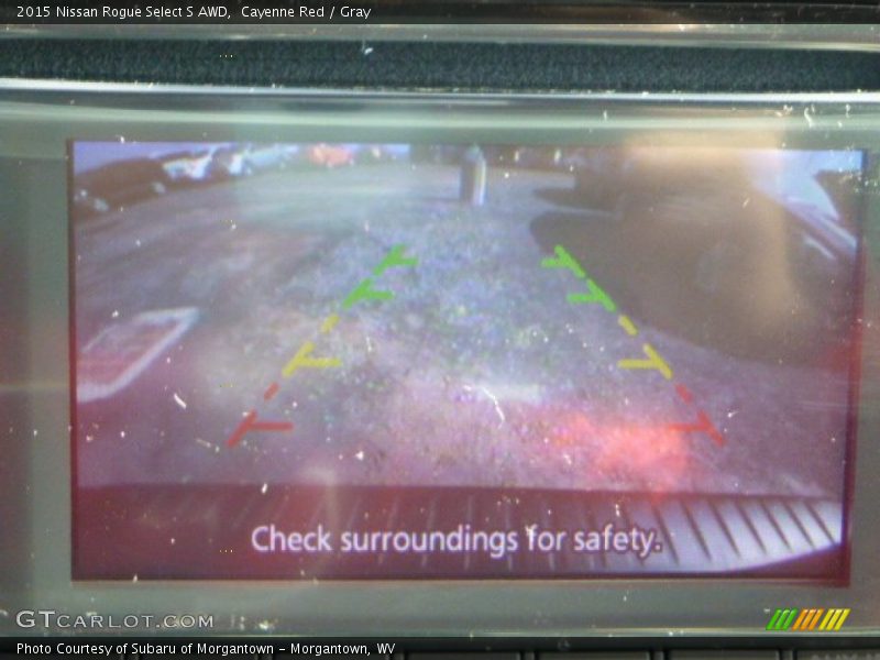 Cayenne Red / Gray 2015 Nissan Rogue Select S AWD