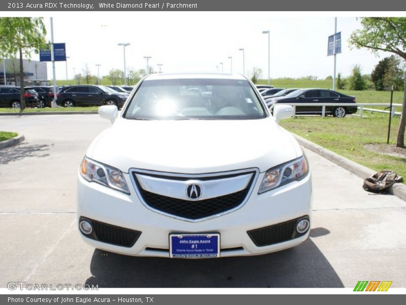White Diamond Pearl / Parchment 2013 Acura RDX Technology