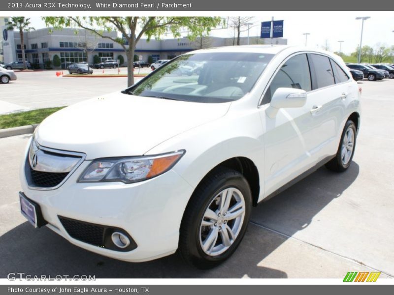 White Diamond Pearl / Parchment 2013 Acura RDX Technology