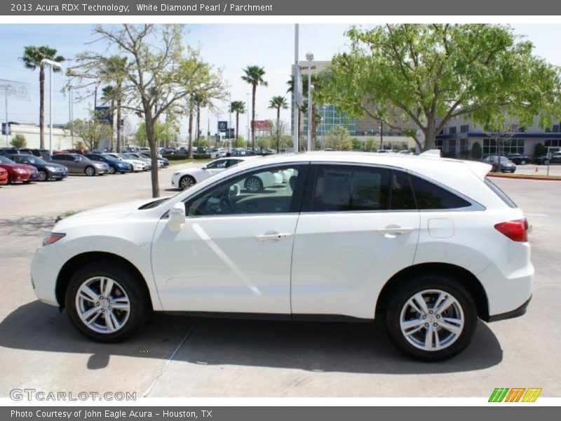 White Diamond Pearl / Parchment 2013 Acura RDX Technology
