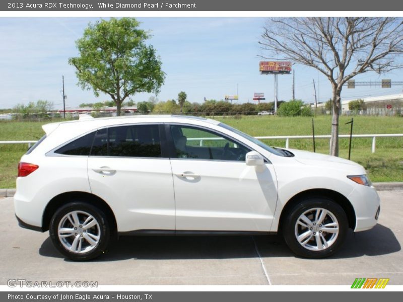 White Diamond Pearl / Parchment 2013 Acura RDX Technology