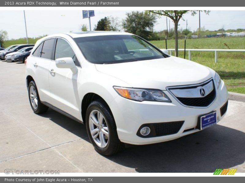 White Diamond Pearl / Parchment 2013 Acura RDX Technology