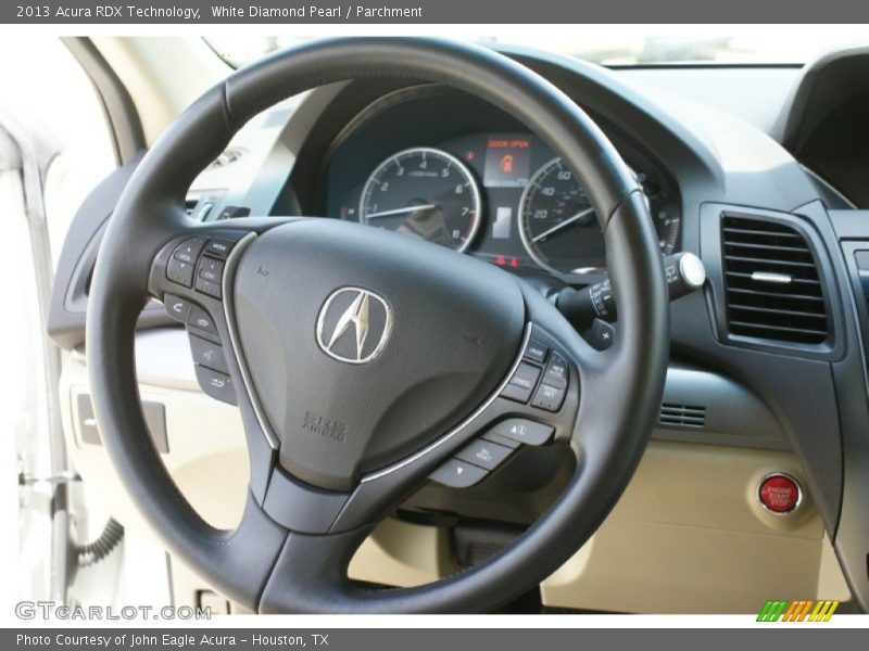 White Diamond Pearl / Parchment 2013 Acura RDX Technology