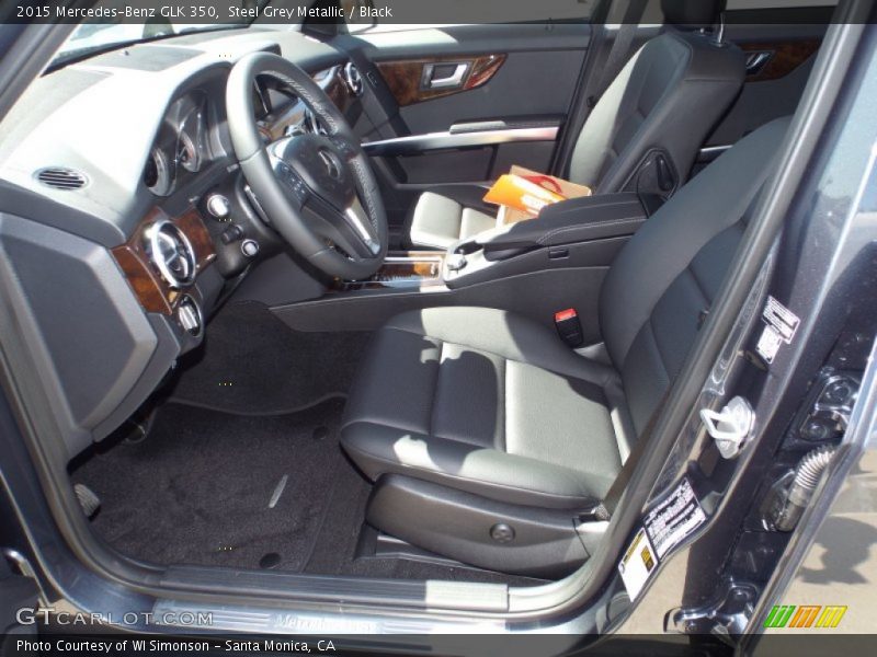 Steel Grey Metallic / Black 2015 Mercedes-Benz GLK 350