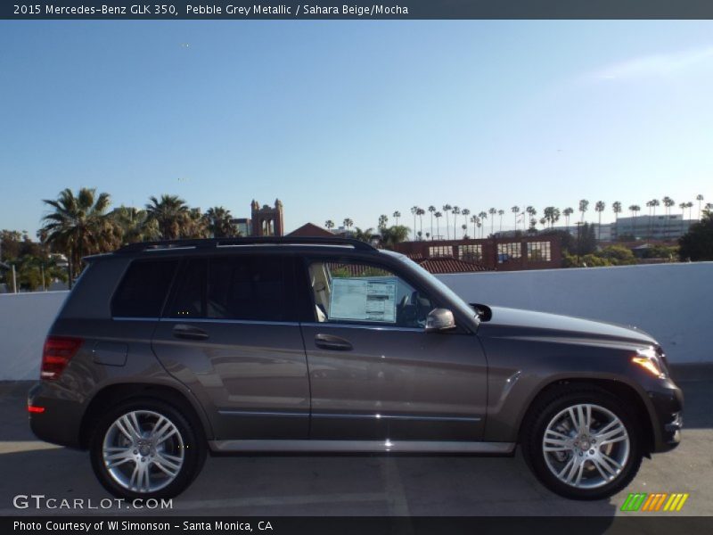 Pebble Grey Metallic / Sahara Beige/Mocha 2015 Mercedes-Benz GLK 350
