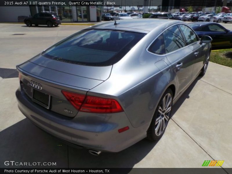 Quartz Gray Metallic / Black 2015 Audi A7 3.0T quattro Prestige