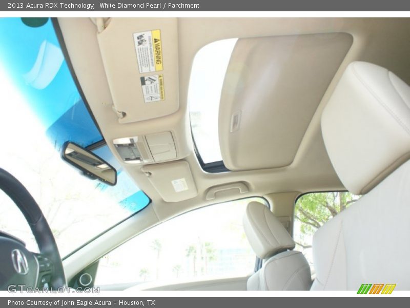 White Diamond Pearl / Parchment 2013 Acura RDX Technology