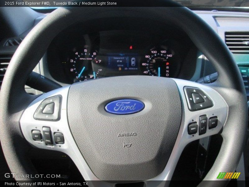 Tuxedo Black / Medium Light Stone 2015 Ford Explorer FWD