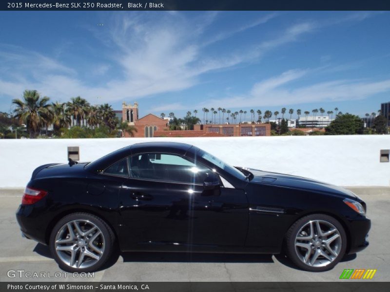 Black / Black 2015 Mercedes-Benz SLK 250 Roadster