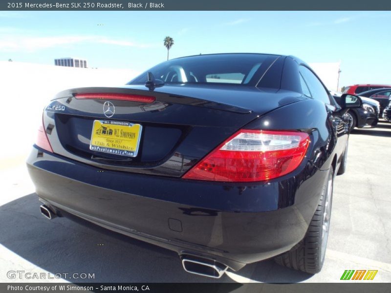 Black / Black 2015 Mercedes-Benz SLK 250 Roadster