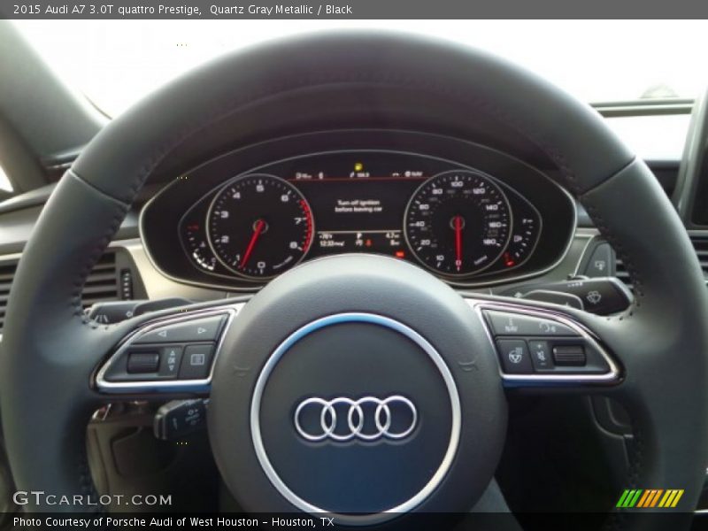Quartz Gray Metallic / Black 2015 Audi A7 3.0T quattro Prestige