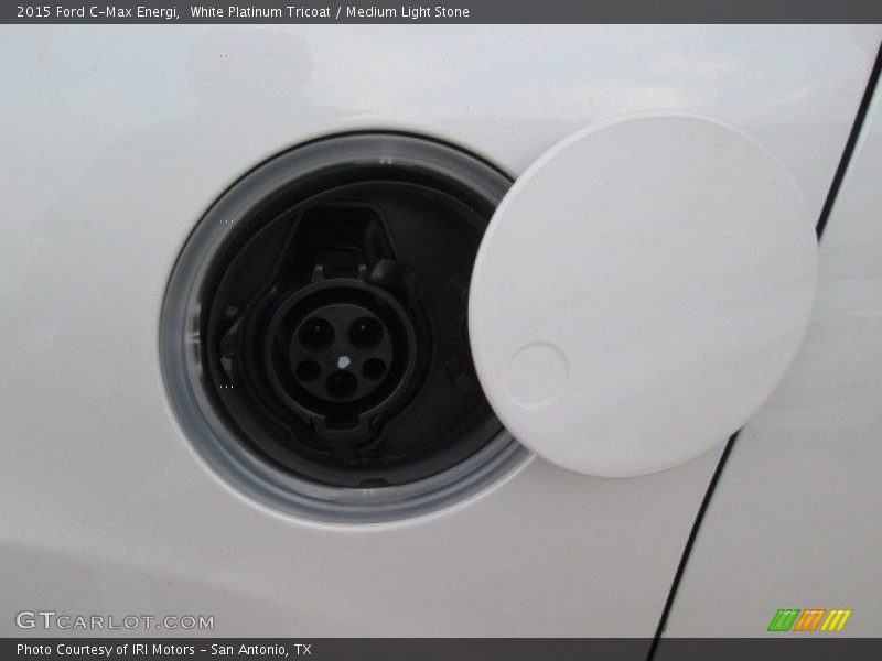 White Platinum Tricoat / Medium Light Stone 2015 Ford C-Max Energi
