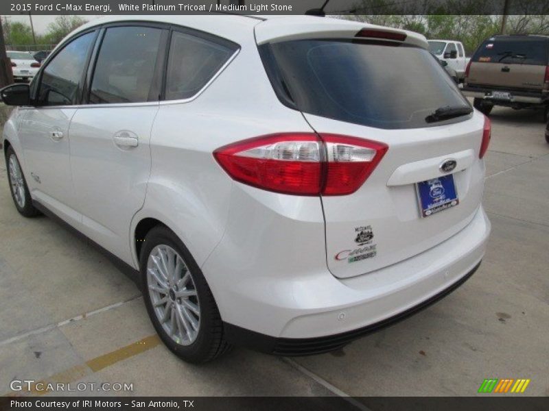 White Platinum Tricoat / Medium Light Stone 2015 Ford C-Max Energi