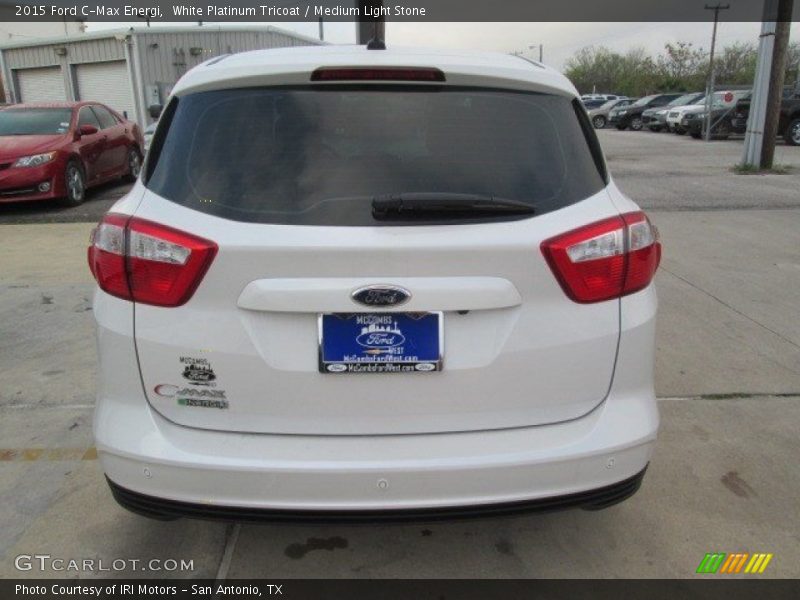 White Platinum Tricoat / Medium Light Stone 2015 Ford C-Max Energi