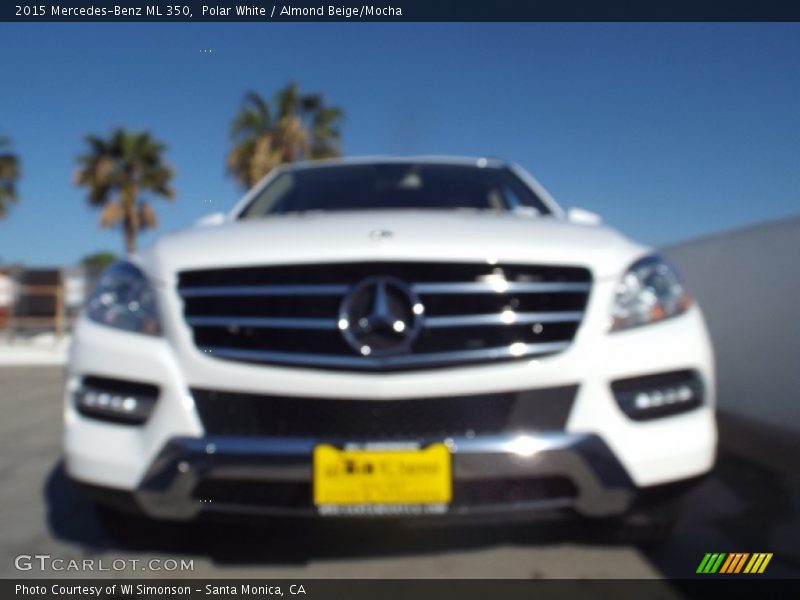 Polar White / Almond Beige/Mocha 2015 Mercedes-Benz ML 350