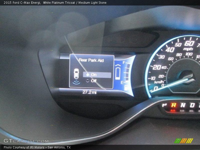 White Platinum Tricoat / Medium Light Stone 2015 Ford C-Max Energi