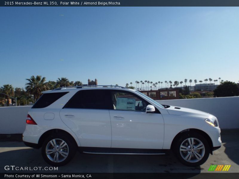 Polar White / Almond Beige/Mocha 2015 Mercedes-Benz ML 350