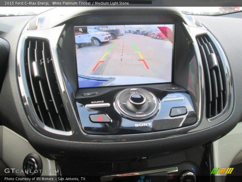White Platinum Tricoat / Medium Light Stone 2015 Ford C-Max Energi