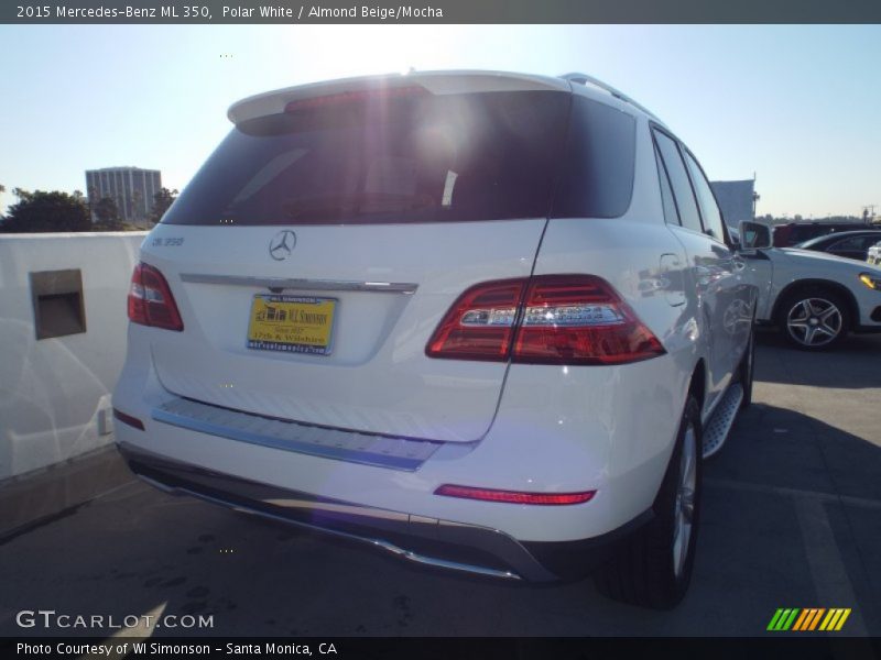 Polar White / Almond Beige/Mocha 2015 Mercedes-Benz ML 350
