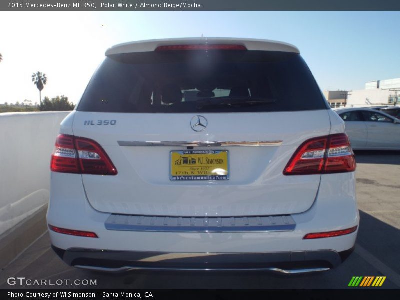 Polar White / Almond Beige/Mocha 2015 Mercedes-Benz ML 350