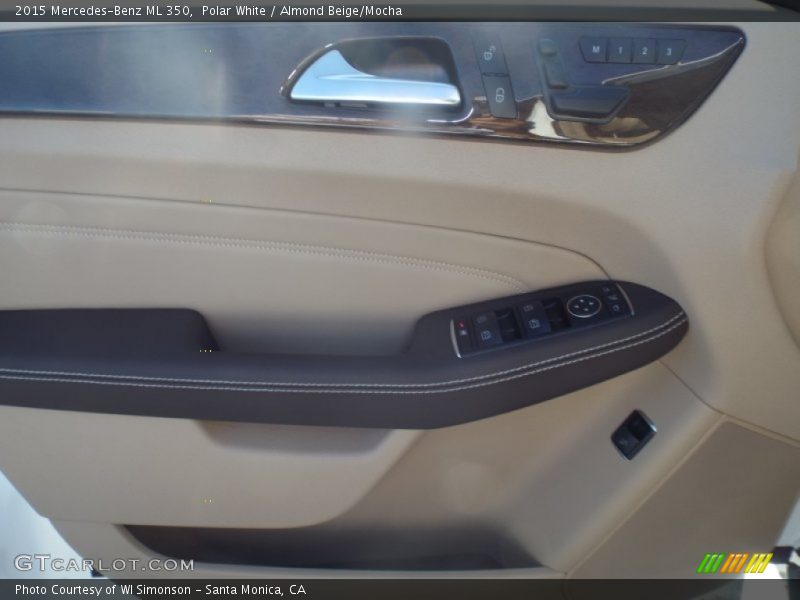 Polar White / Almond Beige/Mocha 2015 Mercedes-Benz ML 350