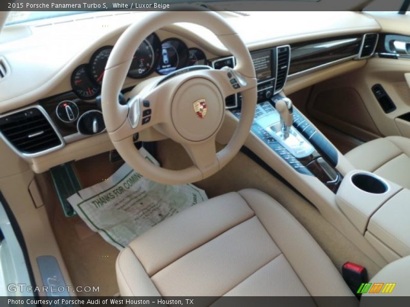 Luxor Beige Interior - 2015 Panamera Turbo S 