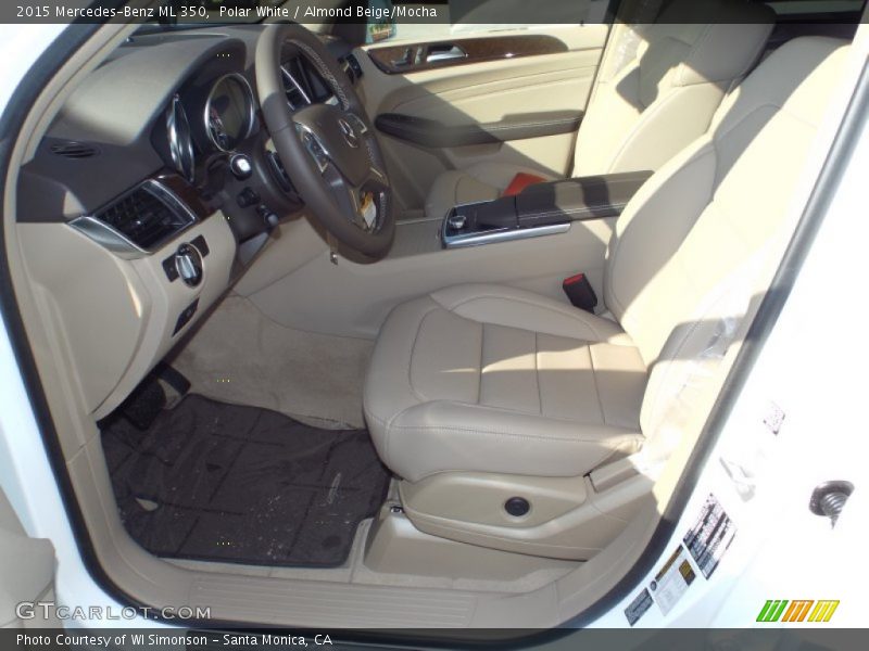 Polar White / Almond Beige/Mocha 2015 Mercedes-Benz ML 350