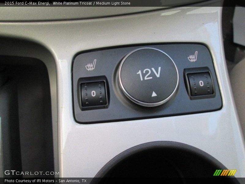 White Platinum Tricoat / Medium Light Stone 2015 Ford C-Max Energi