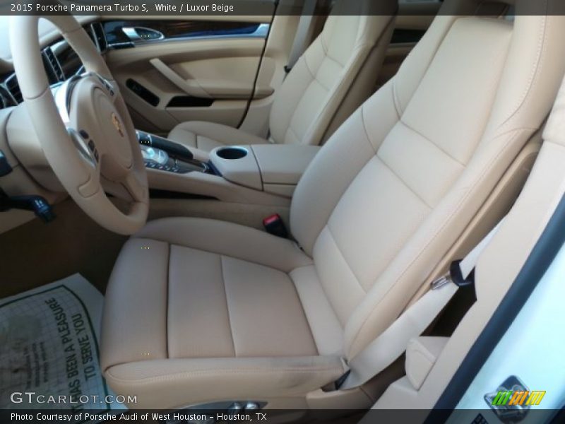 Front Seat of 2015 Panamera Turbo S