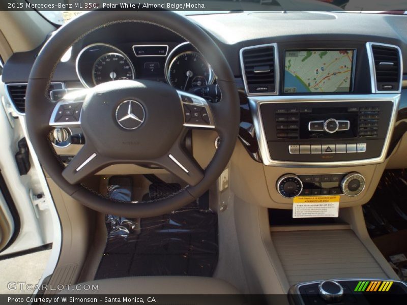 Polar White / Almond Beige/Mocha 2015 Mercedes-Benz ML 350