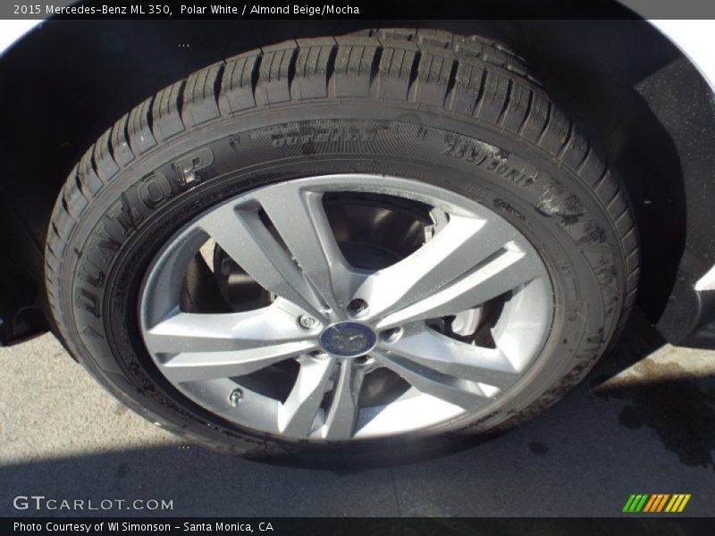 Polar White / Almond Beige/Mocha 2015 Mercedes-Benz ML 350