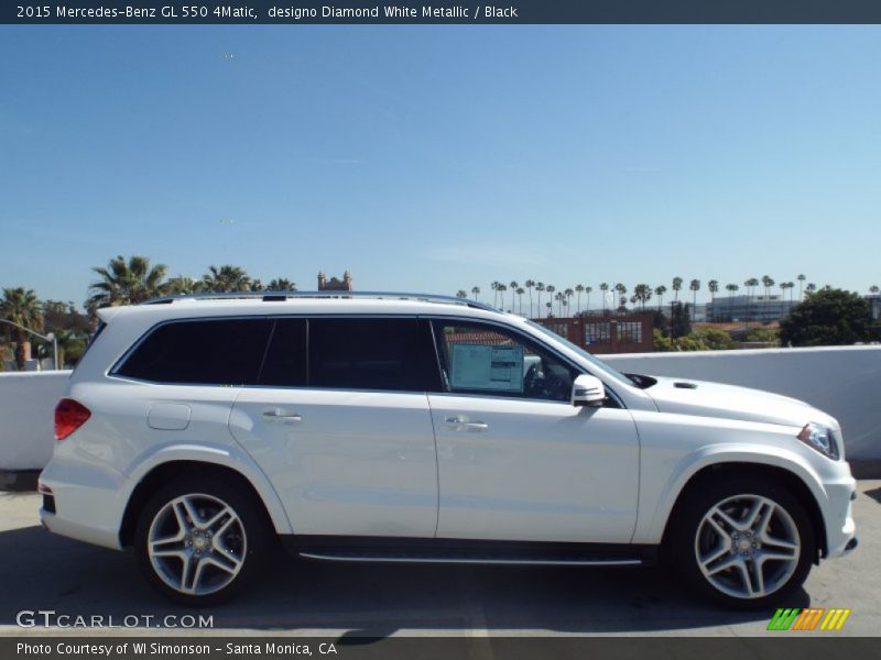 designo Diamond White Metallic / Black 2015 Mercedes-Benz GL 550 4Matic