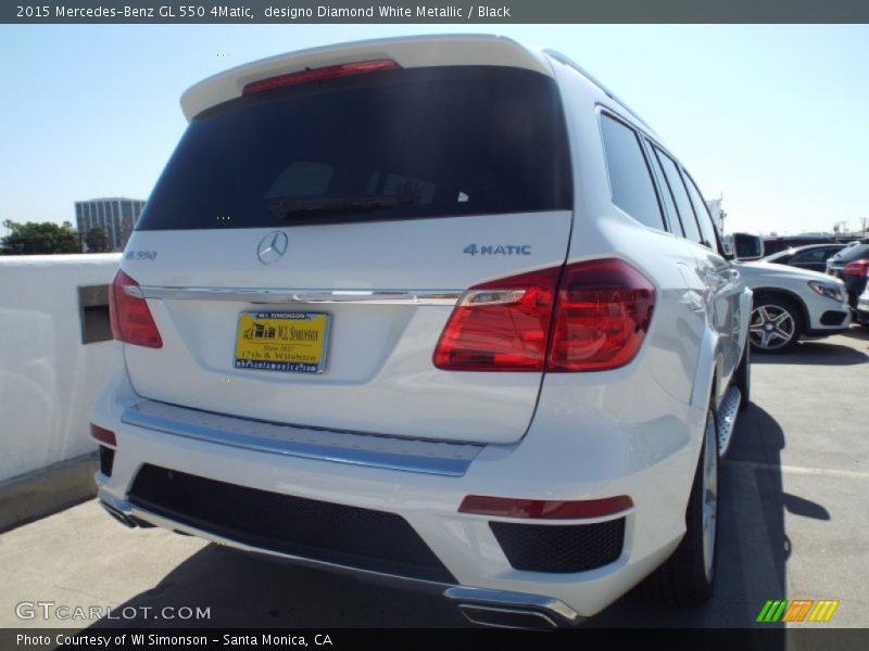 designo Diamond White Metallic / Black 2015 Mercedes-Benz GL 550 4Matic