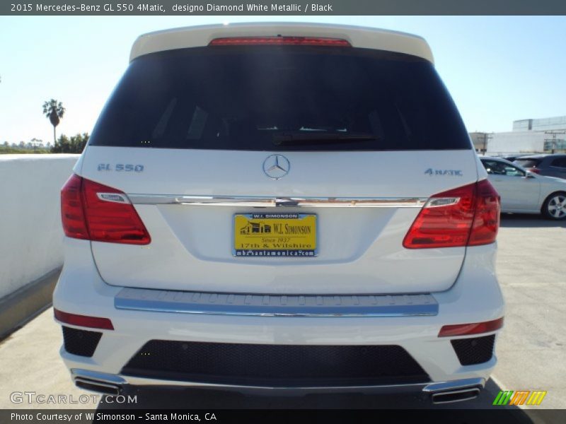 designo Diamond White Metallic / Black 2015 Mercedes-Benz GL 550 4Matic