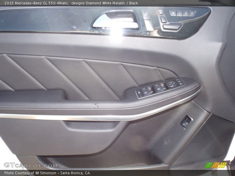 designo Diamond White Metallic / Black 2015 Mercedes-Benz GL 550 4Matic