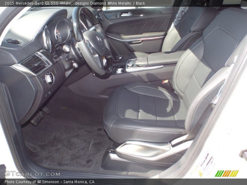 designo Diamond White Metallic / Black 2015 Mercedes-Benz GL 550 4Matic