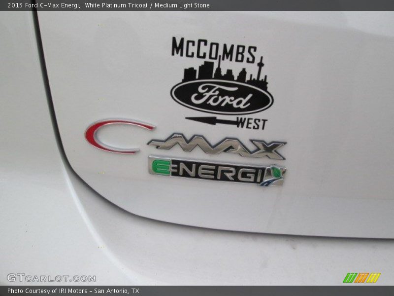 White Platinum Tricoat / Medium Light Stone 2015 Ford C-Max Energi