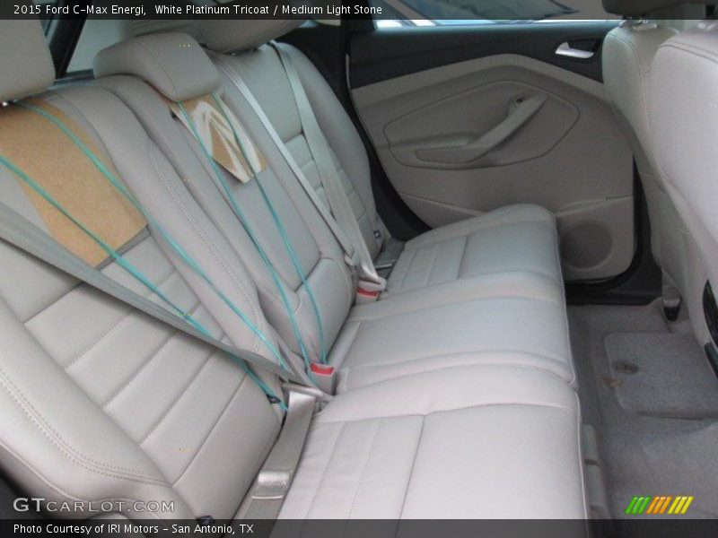White Platinum Tricoat / Medium Light Stone 2015 Ford C-Max Energi